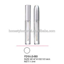 2015 sexy slim transparente vazio lábio gloss tube fabricante fabricado na China